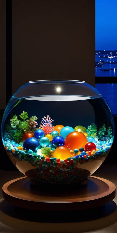 Indulge in the Mystical Glow of a Magical Fishbowl